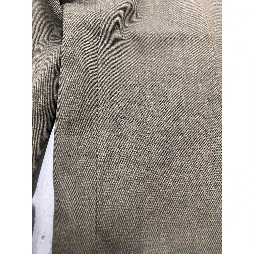 Vintage Cabela's Pants Mens 34W Olive Green Wide Leg Flat‎ Front Outdoor Zip Fly